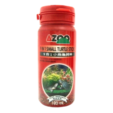 AZOO 愛族 9合1小烏龜飼料 (小顆粒) 120ml, 1瓶