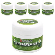 名品農產行 茶籽油護膚滋養霜 天然保濕 深層滋潤 全身適用, 120ml, 5罐
