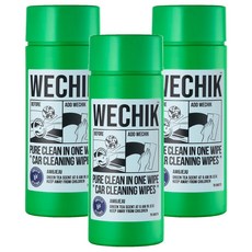 WECHIK 車用殺菌消毒濕紙巾, 70張, 3個