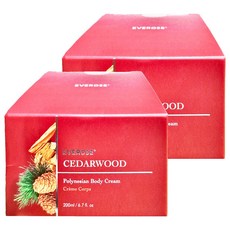 EVEROSE 愛芙蓉 城市遊俠 典藏系列體霜 香柏木, 200ml, 2罐