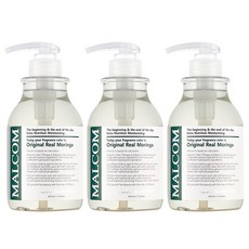 MALCOM 瑪律科姆 極淨植萃香氛沐浴露 舒心辣木香, 520ml, 3瓶
