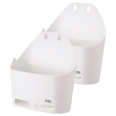 Budsia 懸掛式浴室收納整理籃, 混色, 2個