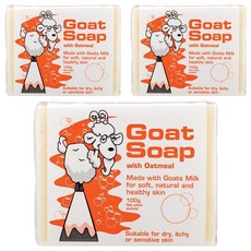 澳洲 Goat Soap 澳洲羊乳皂 燕麥, 100g, 3入