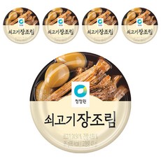 청정원 쇠고기 장조림, 95g, 5개