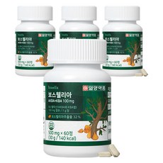 일양약품 보스웰리아 AKBA + KBA, 60정, 4개