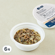 베베쿡 든든 한우야채볶음, 130g, 6개