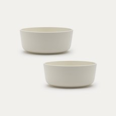 ssueim Mariebel素色餐碗, 2個, 乳白色