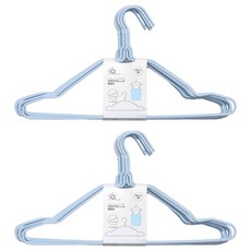 樂活屋 女士用浸塑衣架 10個, 藍色, 39cm, 2組
