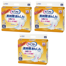 Lifree 來復易 日本境內版 男女適用 長時間防漏安心黏貼型紙尿片, 3包, 42片