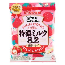 유하미카쿠토 토쿠노 밀크 딸기 캔디, 58g, 1개