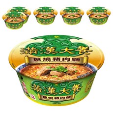 統一 滿漢大餐 蔥燒豬肉麵 193g, 6入