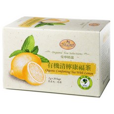 Magnet 曼寧 有機清檸康福茶, 檸檬草香氣, 薄荷清新舒爽, 德國原料, 2g, 20包, 1盒