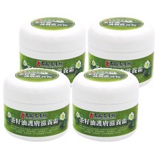 名品農產行 茶籽油護膚滋養霜 深層滋潤 舒緩乾燥 提升肌膚保濕力, 120ml, 4罐