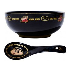 Shinchan 蠟筆小新 黑豹拉麵碗勺組, 1套, 蠟筆小新 多色