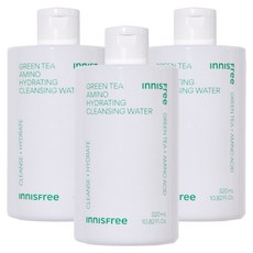 이니스프리 그린티 아미노 수분 클렌징 워터, 320ml, 3개