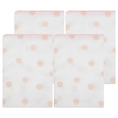 Simba 小獅王辛巴 極柔感印花紗布澡巾, 點粉粉, 4條