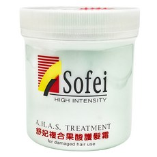 SOFEI 舒妃複合果酸護髮霜1kg 深層修護受損髮質 改善毛躁分叉 大容量家庭號, 1L, 1罐