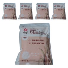 백설 자일로스 브라운 설탕, 1kg, 5개
