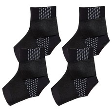 TRUSTO 日系可調節透氣薄款護踝, 左右通用, 32~35cm, 黑色, 4個