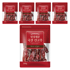 채운 정성채운 국산 건고추, 5개, 100g