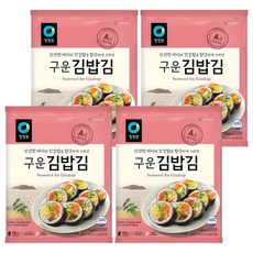 청정원 구운 김밥김, 40g, 4개