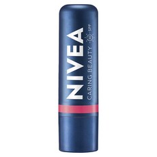 NIVEA 妮維雅 香榭紅唇輕吻護唇膏, 4.8g, 1支, 水光玫瑰粉