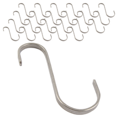 i-MATE 304不銹鋼S型衣架, 單色, 24個