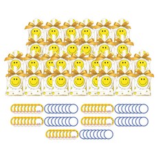 微笑零食禮盒組, 9種零食（6P）+16貼紙, 5套