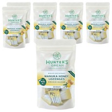 HUNTER'S DREAM 獵人谷之夢 橄欖葉麥蘆卡蜂蜜潤喉糖 20顆, 6個, 80g