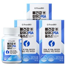 FromBIO 骨骼保健是鈣鎂維他命D PGA Plus 60g, 60顆, 3個