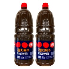 식자재왕 진한 멸치육수, 2.1kg, 2개