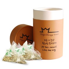 King's Therapy 韓國產 炒苦瓜 乾苦瓜茶 三角茶包, 2g, 40入, 1個