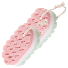 Yeobi Home 柔軟海綿沐浴球, 2個, 綠色, 1入