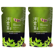 TEAPOWER 茶寶 淨覺茶 茶籽蔬果碗盤洗潔液 補充包, 去油汙除異味, 無茶籽渣不傷碗盤, 700ml, 2包