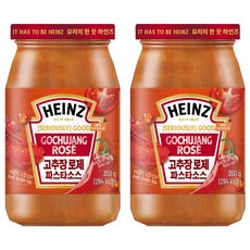 HEINZ 亨氏 辣椒玫瑰義大利麵醬, 350g, 2個