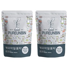 PUREUNBIN 洋甘菊花草茶茶葉, 80g, 1包, 2包