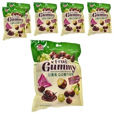 義美 白葡萄QQ糖巧克球, 160g, 6包