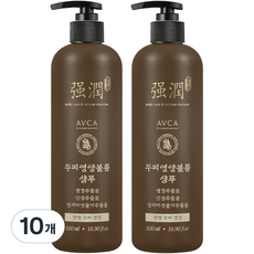아브카 한방 두피 영양 볼륨 샴푸, 10개, 500ml