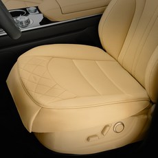 AIMBAN Bislim 1.2cm薄車用坐墊 側邊夾, 馬鞍棕色, 1個