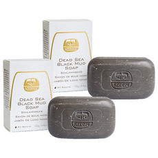 케드마 사해 블랙 머드 비누, 125g, 2개