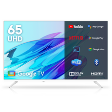 이노스 4K UHD 구글 3.0 화이트에디션 스마트 TV, 65인치, 65UHD Google 화이트, 무타공 벽걸이형(추가비용발생), 방문설치