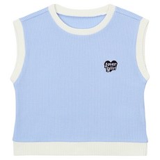 Tiffany Sister 女童華夫格紋背心 N4