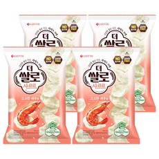 롯데웰푸드 더쌀로 사르르 고소한새우맛, 50g, 4개