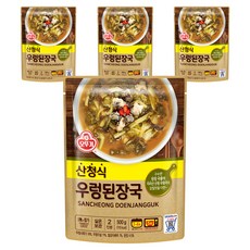 오뚜기 산청식 우렁된장국, 500g, 4개