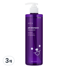 아브카 딥 모이스춰 마일드 강아지 샴푸 베이비파우더향, 500ml, 1개