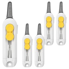 마다꾸미 다용도 안전 커터칼, 화이트, 5세트