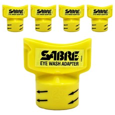 SABRE 沙豹 眼部專用清洗器, 擠壓式清洗, 萬用型安裝, Yellow, 5個