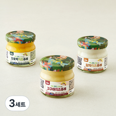 푸드케어 7개월이후 고구마치즈퓨레 100g + 감자치즈퓨레 100g + 단호박치즈퓨레 100g 이유식 세트, 3세트