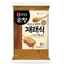 청정원순창 개운하고 담백한 재래식 생된장, 1개, 500g
