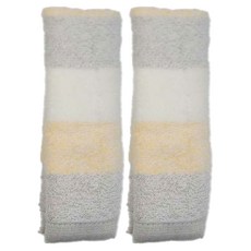 GIAT 吉亞特 奈米銀竹炭抑菌毛巾3入組 - 吸水性強、90%棉+10%聚酯纖維, 顏色隨機, 2組